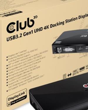 USB 3.1 GEN1 UHD 4K DOCKING STATION